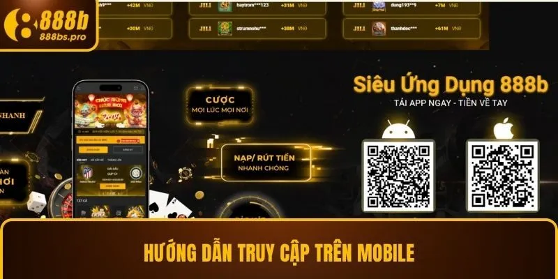 Hướng dẫn truy cập trên mobile